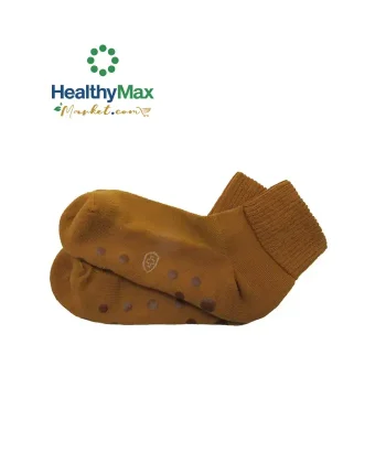 ถุงเท้าปกป้องเท้า(กันลื่น เหลืองแก่นขนุน40-46)