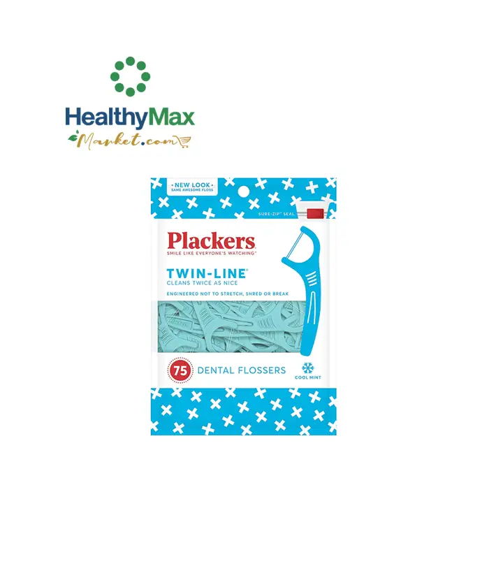 Plackers Twin Line Dental Flossers (75s)
