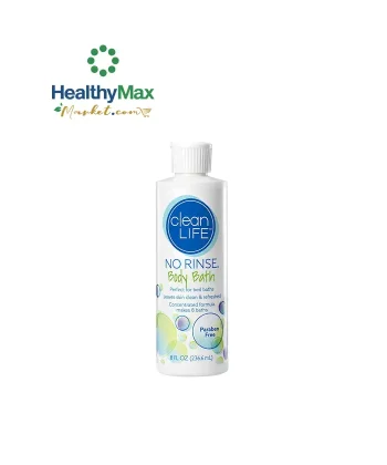 NoRinse liquid bath soap, concentrated formula