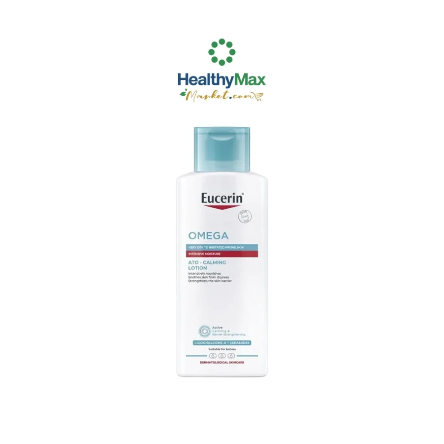 Eucerin OMEGA SOOTHING LOTION 250 ML (สูตรที่มีขายเฉพาะในโรงพยาบาลและคลินิก)