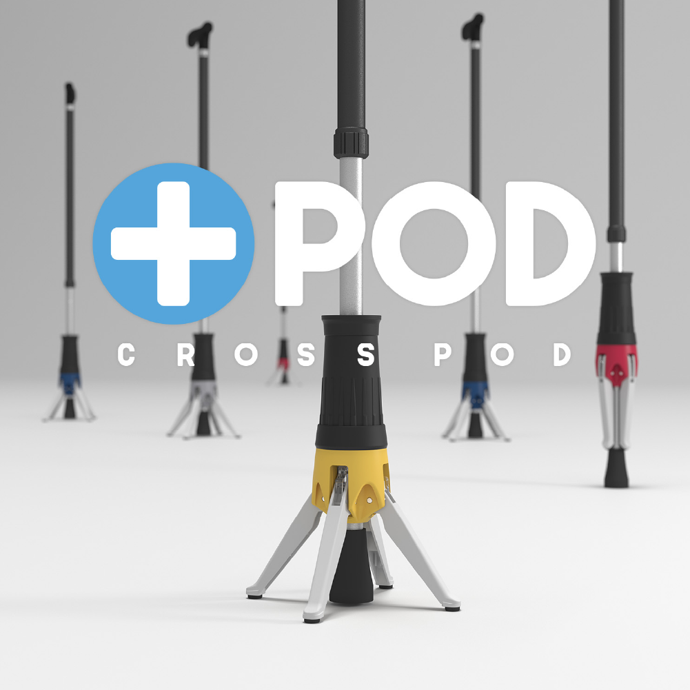 CROSS POD Self-Standing Cane - Image 3