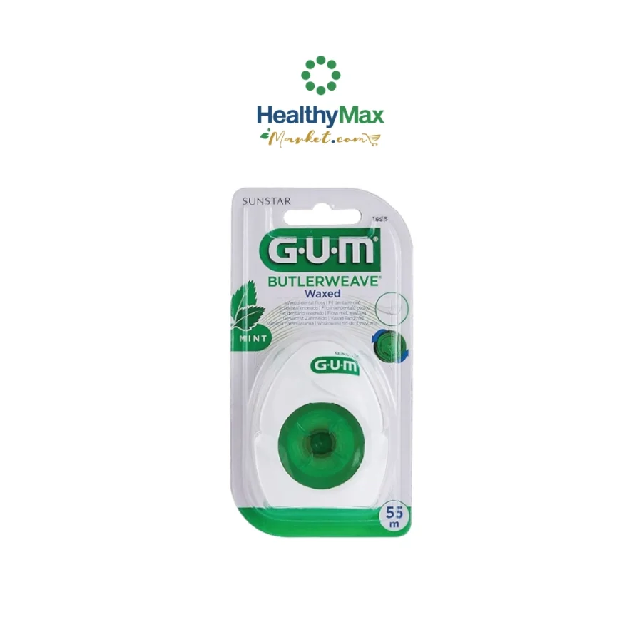 GUM Floss Weave Waxed Mint 55m (1855)