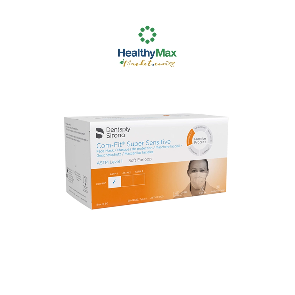 Com-Fit Super Sensitive Masks White (50each)