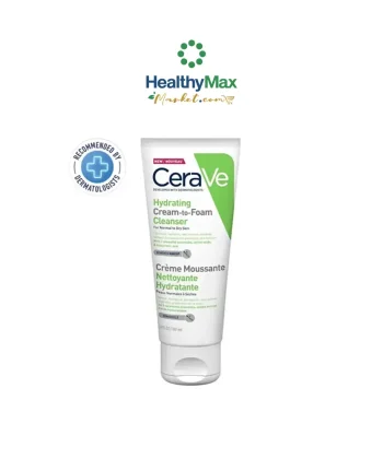 Cerave HYDRATING CREAM-TO-FOAM CLEANSER คลีนเซอร์ล้างเครื่องสำอาง 100ml