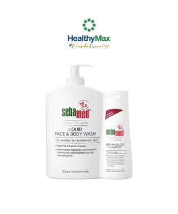 Sebamed Anti-Hairloss Shampoo 200ml. + Liquid F&B Wash 400ml.