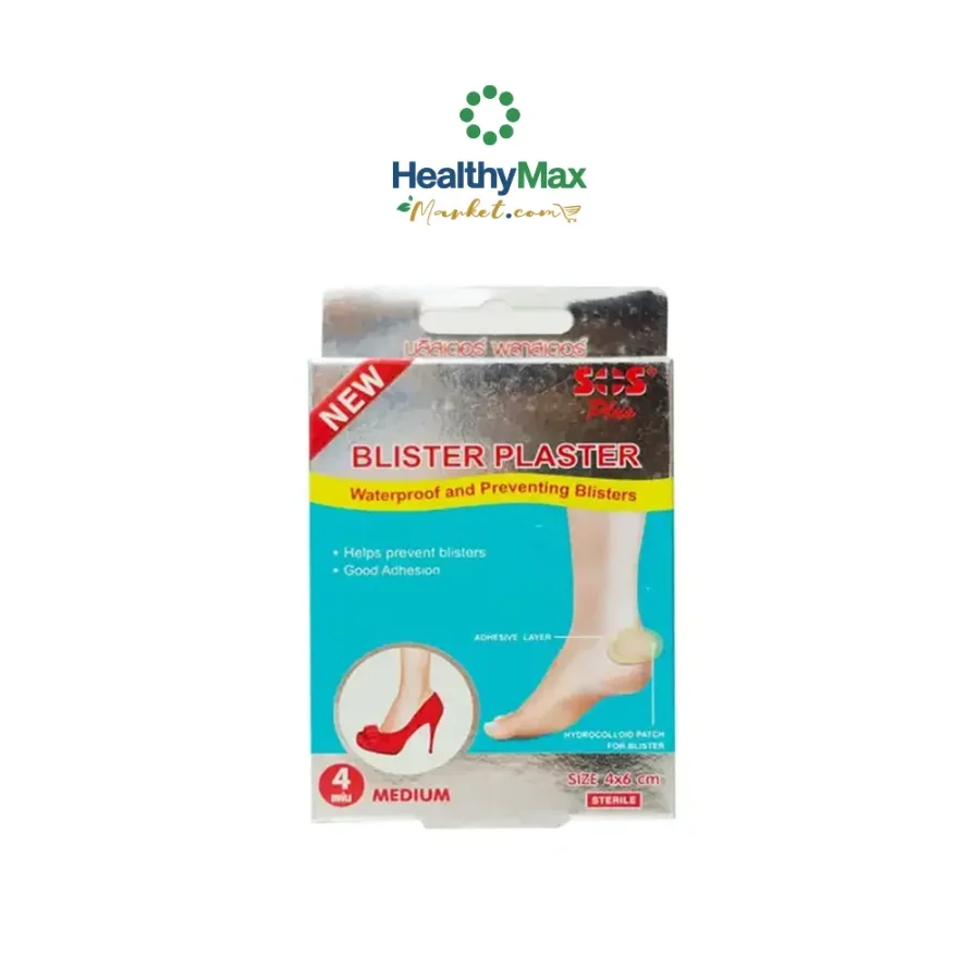 SOS Plus บลิสเตอร์ พลาสเตอร์ ป้องกันรองเท้ากัด