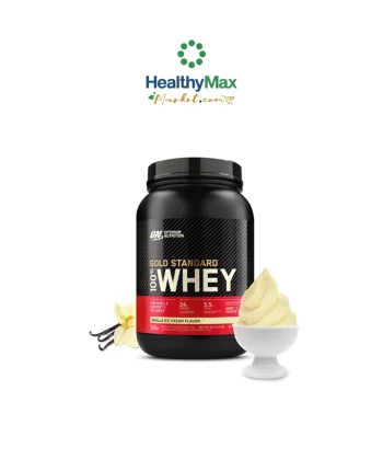 OPTIMUM NUTRITION Gold Standard Whey Vanilla Ice Cream (2 lb)