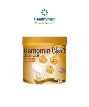 HEMOMIN Blend Egg White Powder Beverage Vanilla Flavored