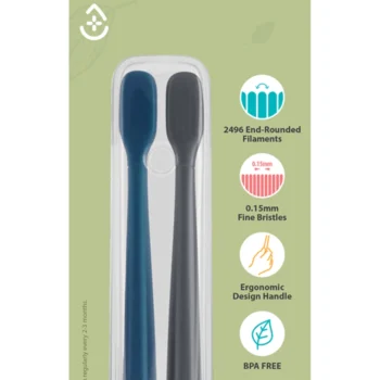 Flipper TwiGo Adult Toothbrush Pack 2