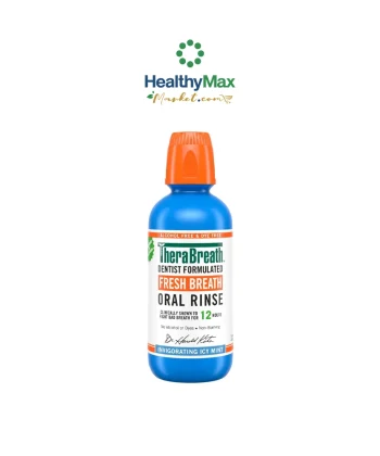 THERABREATH Fresh Breath Oral Rinse Invigorating Icy Mint (473 ml)