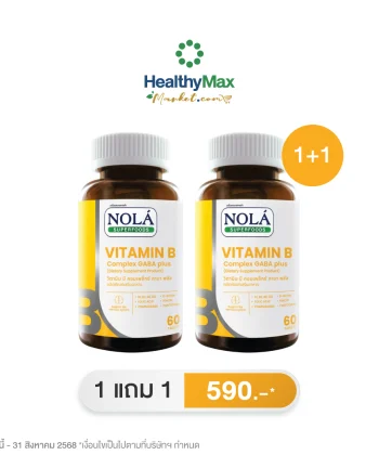 Buy 2 Get 1 Free NOLA Vitamin B Complex GABA plus (60 Tab)
