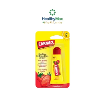 CARMEX Moisturising Lip Balm Strawberry SPF15 Squeeze Tube (10 g)