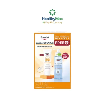 [Buy 1 Get 1 Free] Eucerin SUN ULTRA 100 UV+ 80 ML FREE UltraSENSITIVE [HYALURON] CLEANSING GEL 200 ML