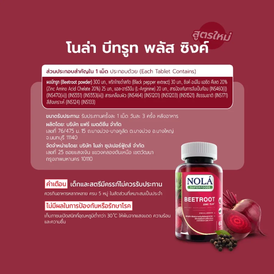 NOLA Beetroot Plus Zinc - Image 2