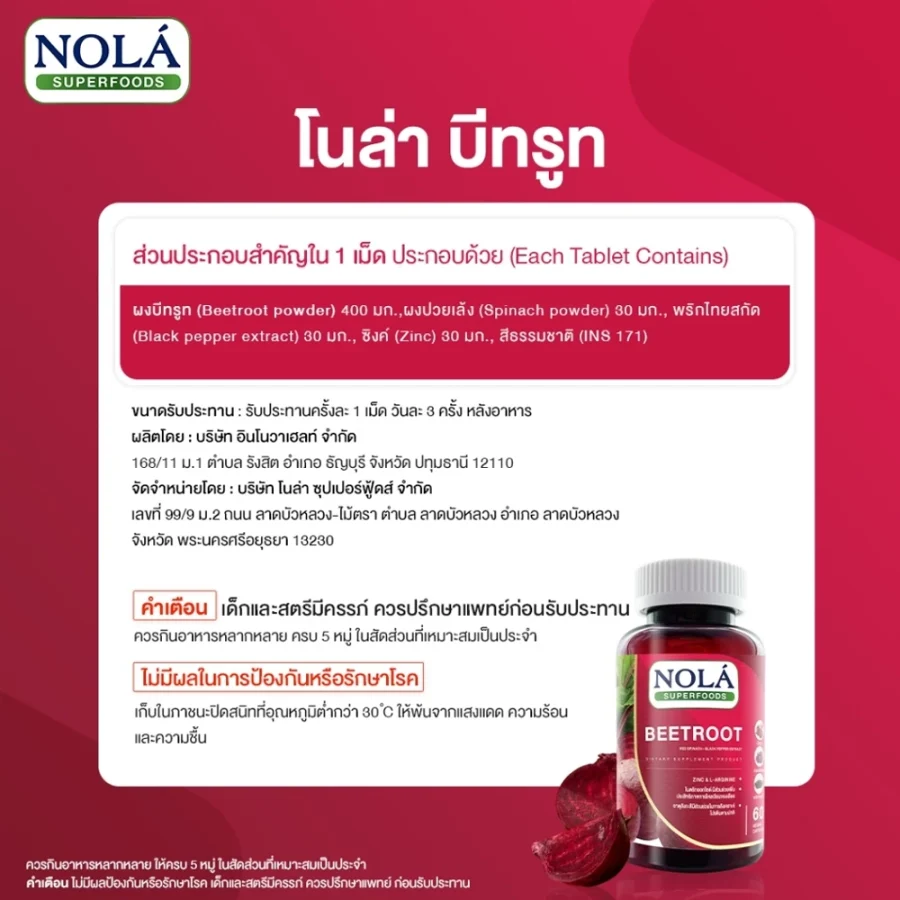 NOLA Beetroot Plus Zinc - Image 3