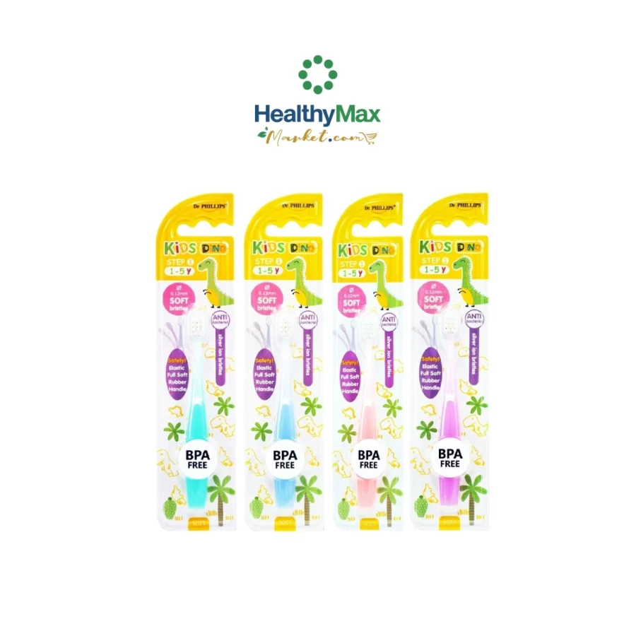 DR.PHILLIPS Dino Kids Toothbrush (1-5 Year)