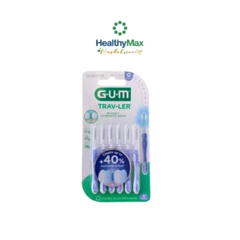 GUM Trav-ler Interdental Brushes 0.6 mm #Size 0 (6 Pcs)
