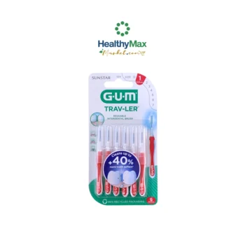 GUM Trav-ler Interdental Brushes 0.8 mm #Size 1 (6 Pcs)