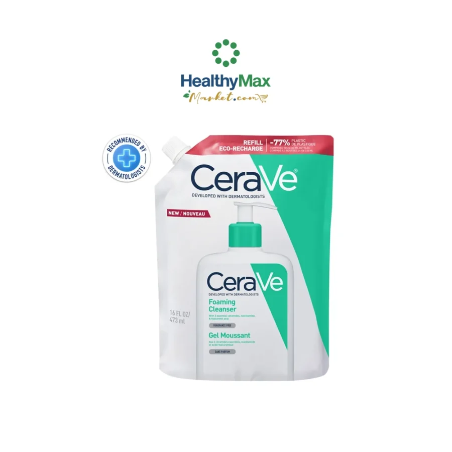 CERAVE Foaming Cleanser 16 oz REFILL (473 ml)