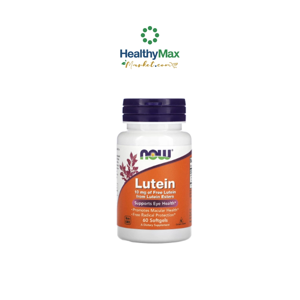 NOW Lutein 10 mg (60 Softgels)