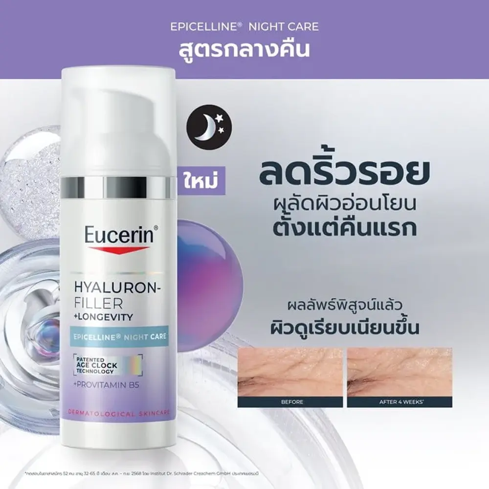 EUCERIN Hyaluron-Filler + Longevity Epicelline Night Care - Image 2