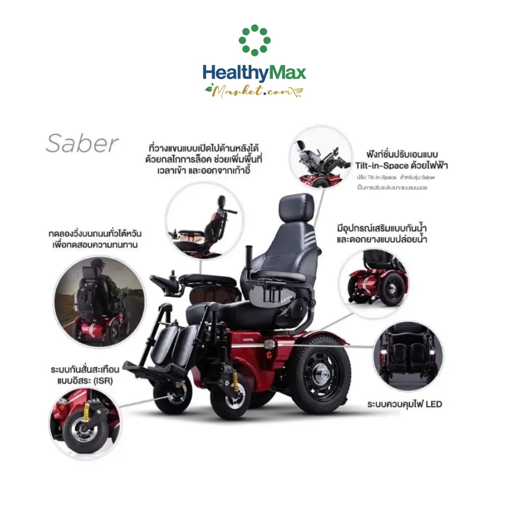 KARMA Power Wheelchair #Saber (KP-45.5) - Image 7